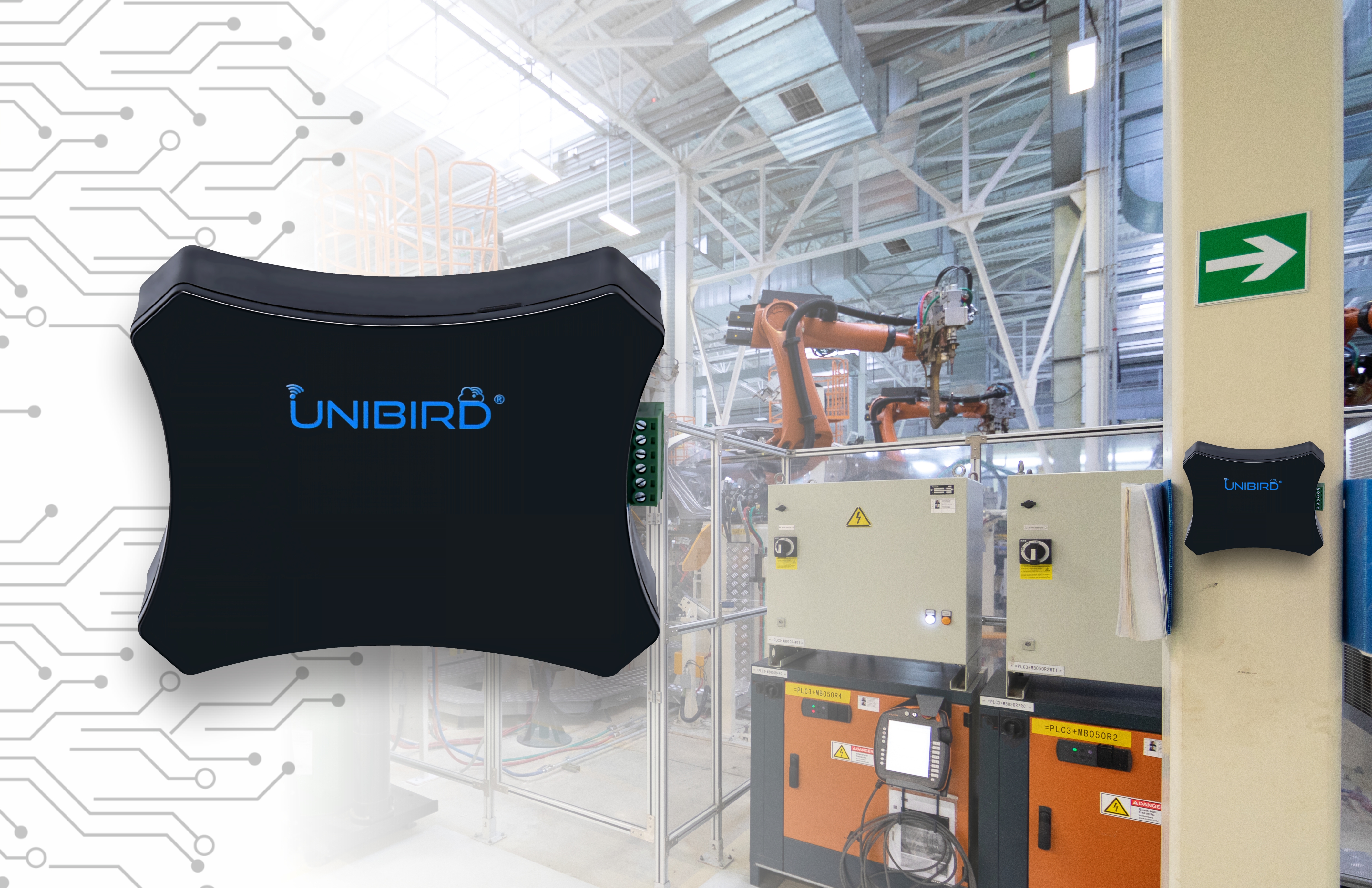 UniBIRD IoT platform for manufacturing, enabling efficient production, real-time monitoring, and seamless device integration.